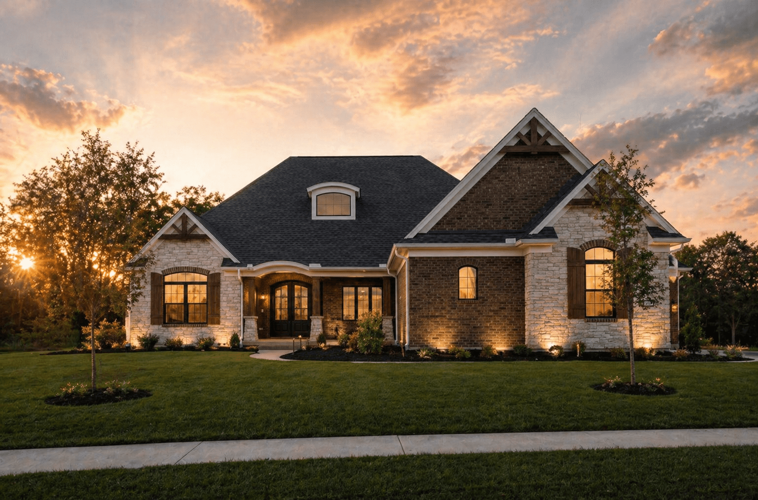 Rubicon Floor Plan Exterior — Justin Doyle Homes
