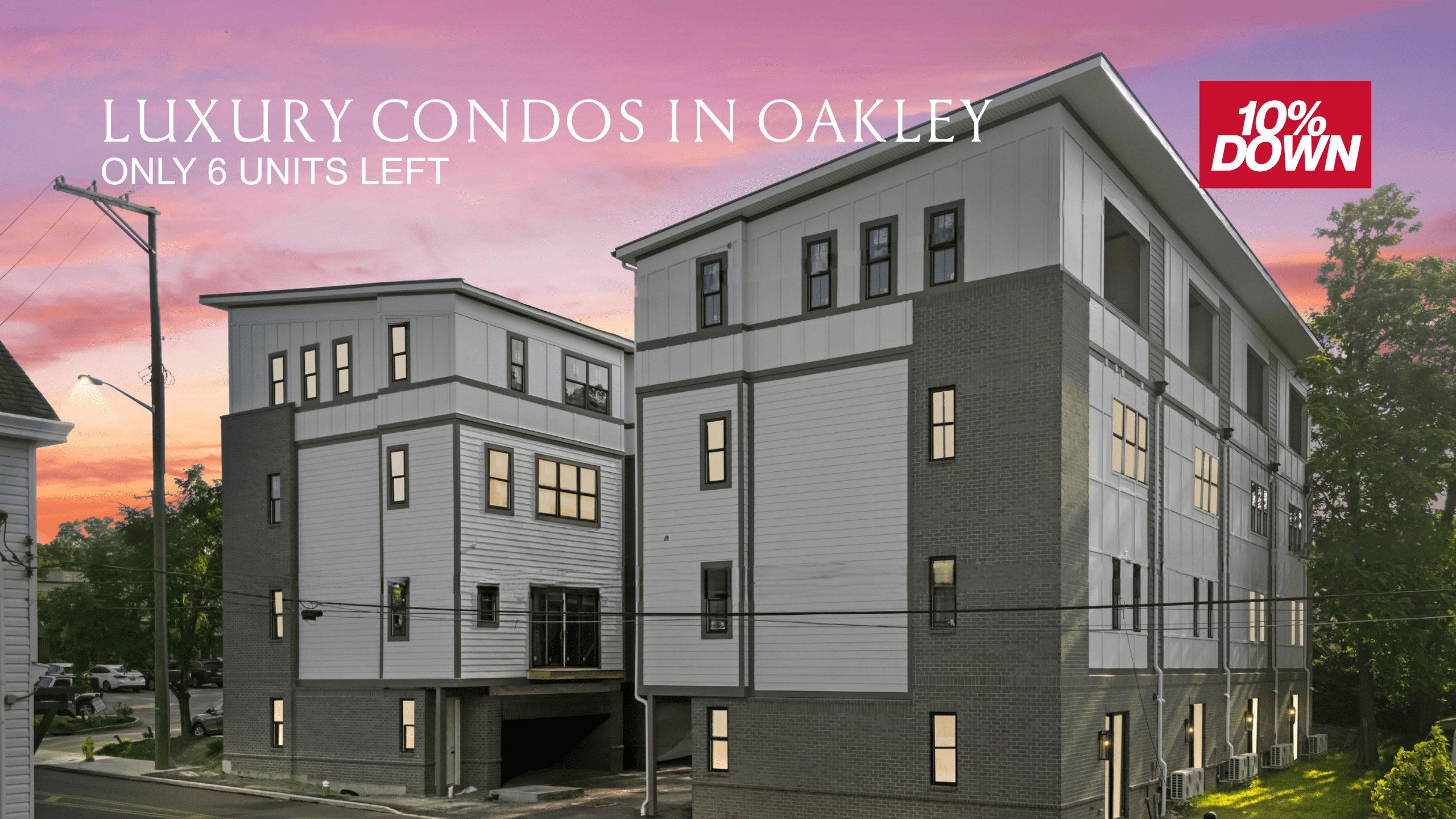 Oakley Place Luxury Condos at Twilight