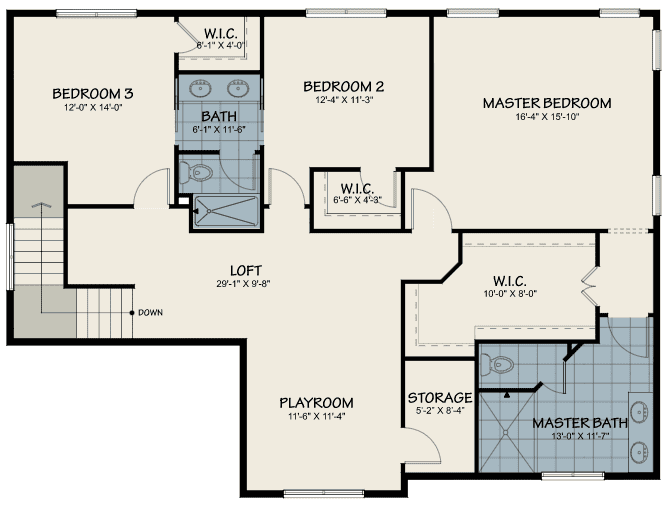 Second Floor Diagram