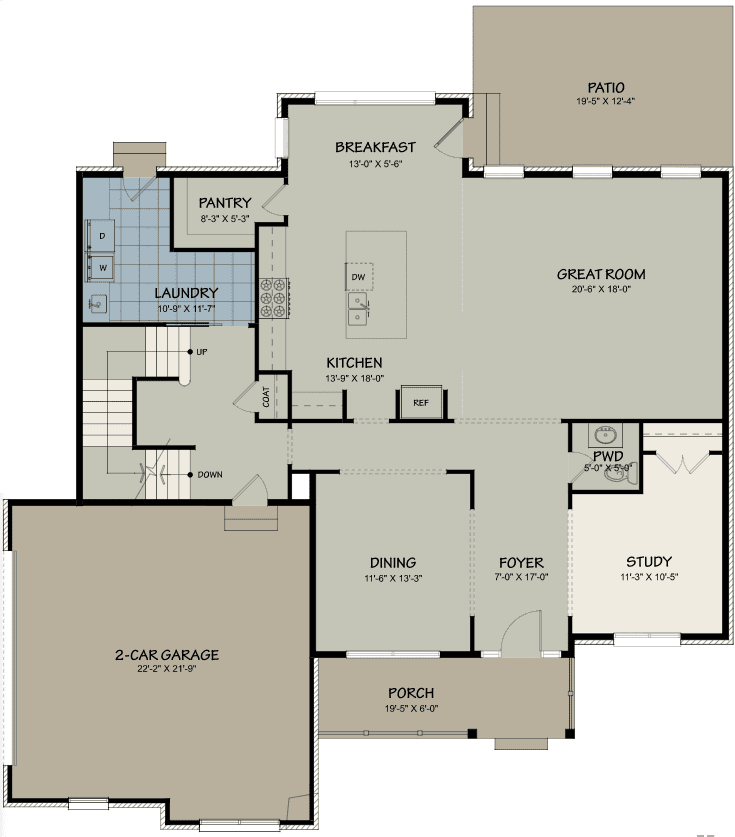 First Floor Diagram