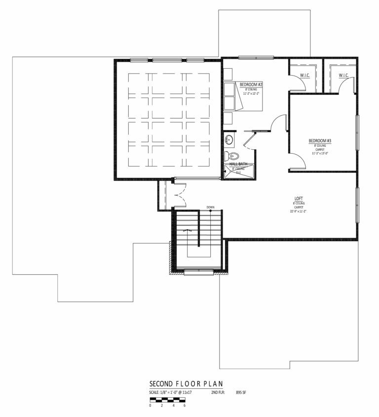 Second Floor Included Diagram